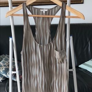 JOIE Silk Animal Print Top Size Small